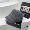 692fb36799f2d84055c8718a DIOR New Military Cap with Retro Personality Sequin Embellishment - Heavy Craftsmanship Series in Washed Denim Color