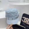 692fb36a99f2d84055c87190 DIOR New Military Cap with Retro Personality Sequin Embellishment - Heavy Craftsmanship Series in Washed Denim Color
