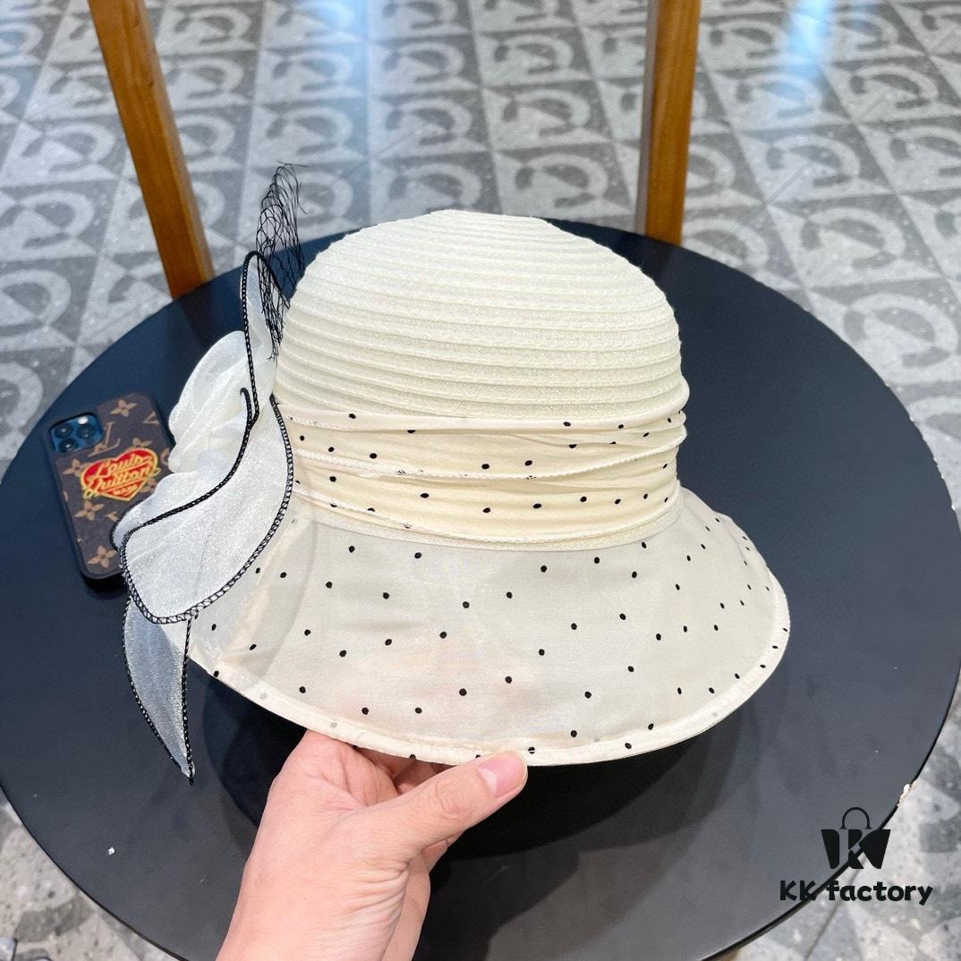 692fb37499f2d84055c871a4 Dior Korean-Style Oversized Fashion Sun Hat for Women, Summer Large Floral Foldable UV-Protection Wide-Brimmed Outdoor Hat, Versatile Travel Accessory