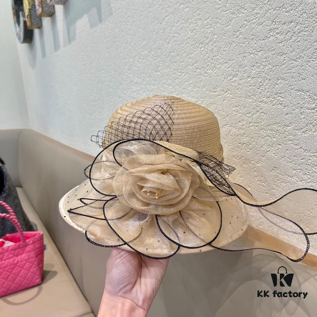 692fb38199f2d84055c871ba Dior Korean-Style Oversized Fashion Sun Hat for Women, Large Brim Foldable UV Protection Outdoor Hat for Summer Travel