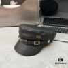 692fb3ab99f2d84055c871ed Dior New Style Leather Military Cap Newsboy Hat