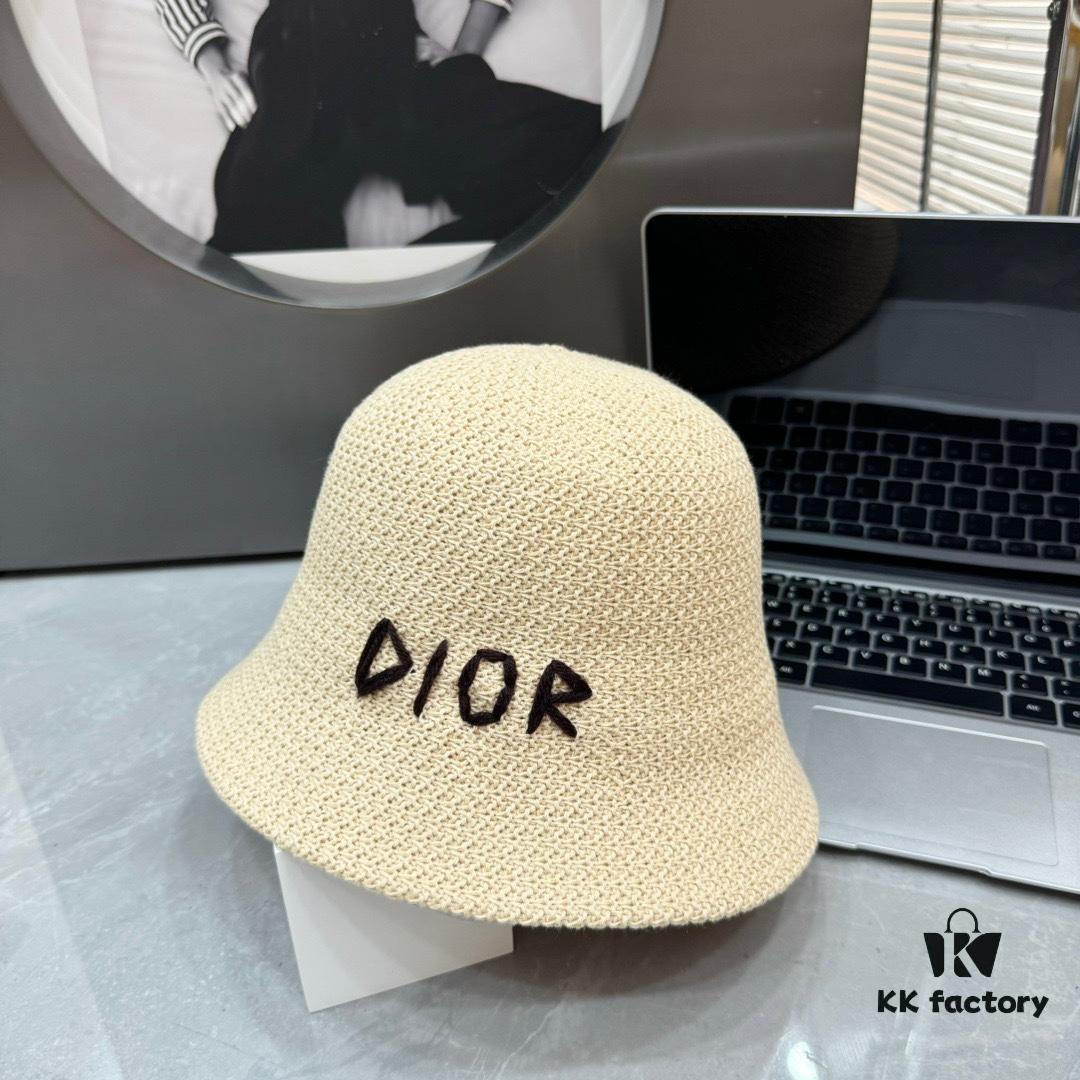 692fb3b399f2d84055c871f3 Dior - New Arrival Knitted Crochet Trucker Hat, Openwork Design, Hand-Crocheted Texture, Flattering Face-Framing Style