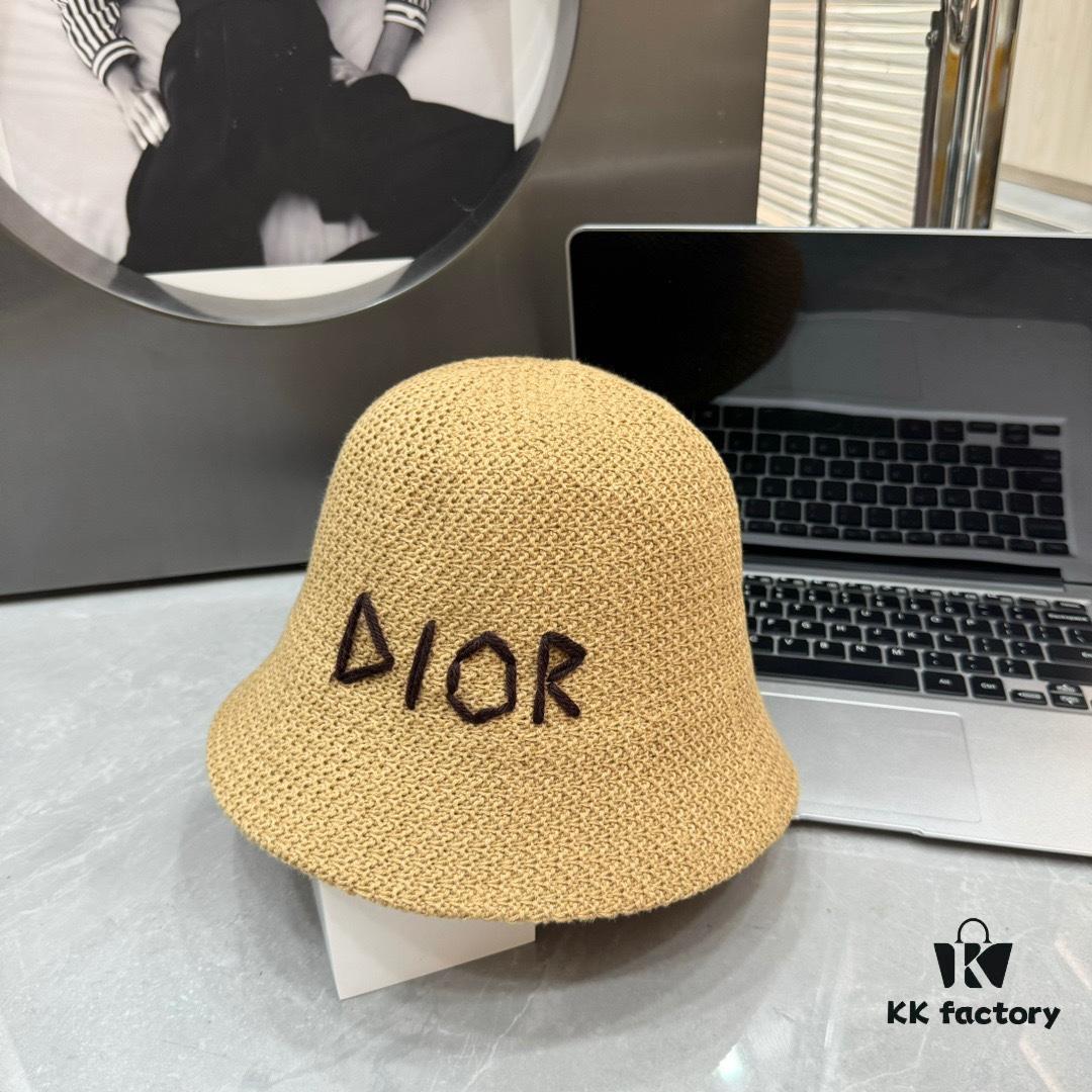 692fb3b499f2d84055c871f4 Dior - New Arrival Knitted Crochet Trucker Hat, Openwork Design, Hand-Crocheted Texture, Flattering Face-Framing Style