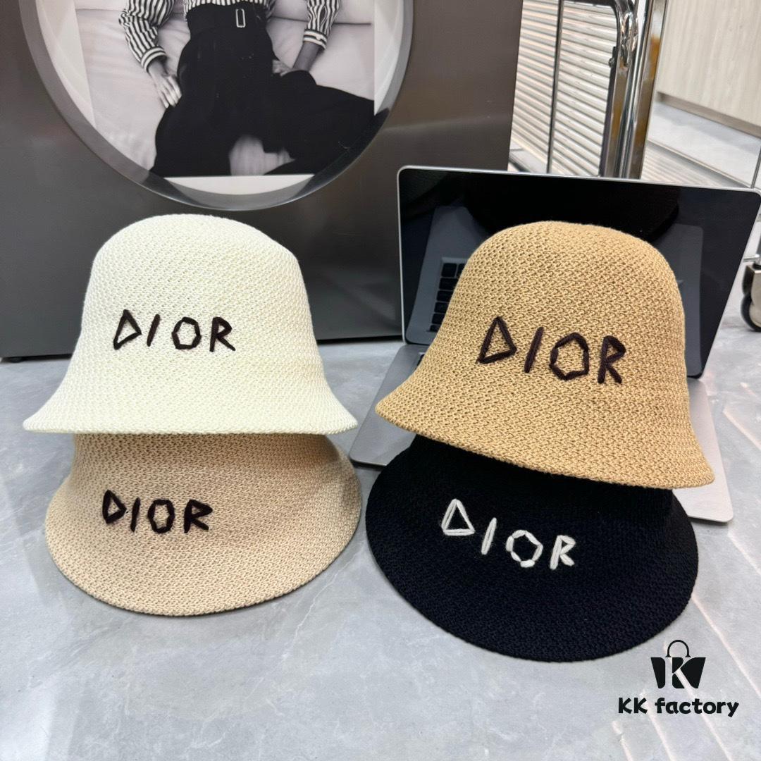 692fb3b999f2d84055c871f7 Dior - New Arrival Knitted Crochet Trucker Hat, Openwork Design, Hand-Crocheted Texture, Flattering Face-Framing Style