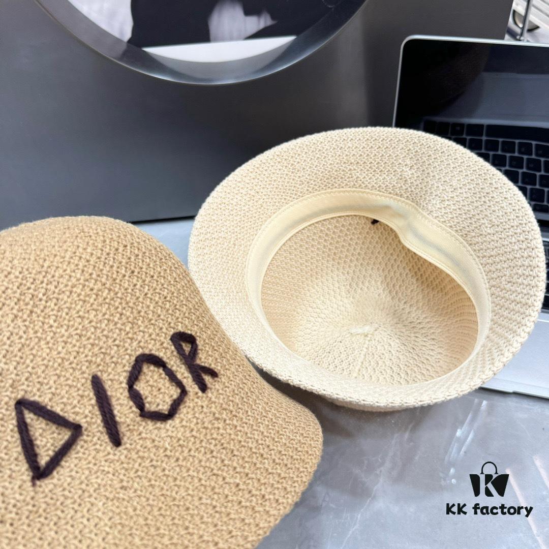 692fb3bd99f2d84055c871fa Dior - New Arrival Knitted Crochet Trucker Hat, Openwork Design, Hand-Crocheted Texture, Flattering Face-Framing Style