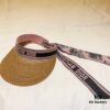 692fb3ca99f2d84055c87206 DIOR Natural Straw Wide Brim Hat - Classic Style, Pink