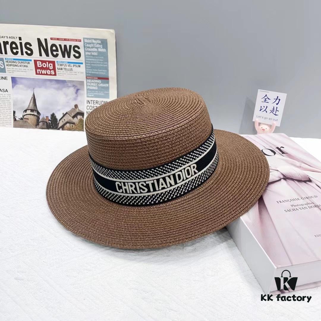 692fb3d299f2d84055c8720d Dior Spring-Summer Ice Silk PP Grass Trilby Hat