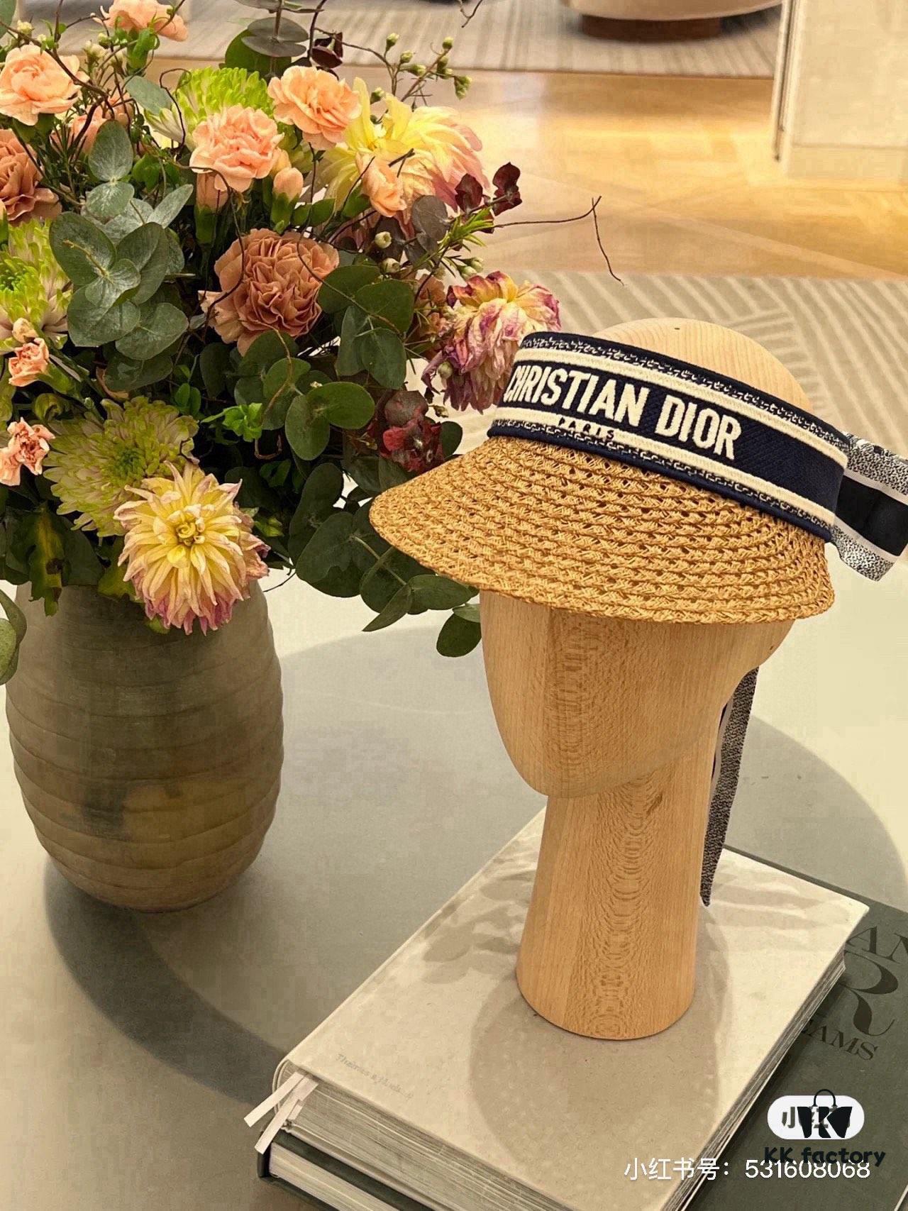 692fb3d399f2d84055c8720f Authentic DIOR Summer New Arrival Silk Scarf Sun Hat – A Must-Have for Stylish Girls