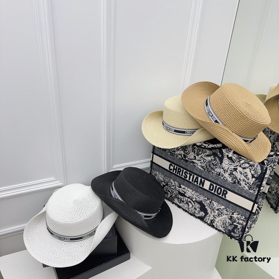 Dior - New Style Straw Flat Cap