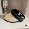 Dior Embroidered Letter Open-Top Sun Hat