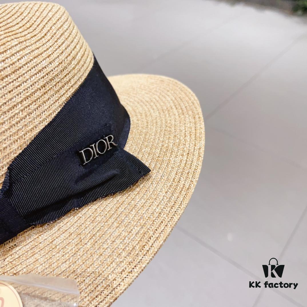 692fb3f999f2d84055c87233 Dior – New Arrival Flat-Crown Straw Hat Showcasing Design Elegance and Feminine Charm