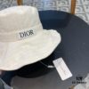 692fb40a99f2d84055c87246 Dior Wide-Brim Sun Hat for Women, Spring and Summer Fashion Fisherman Hat with Bow, Face-Framing UV Protection Hat