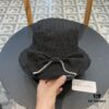 692fb40f99f2d84055c8724b Dior Wide-Brim Sun Hat for Women, Spring and Summer Fashion Floppy Hat with Bow, UV Protection Bucket Hat, Baseball Cap, Knit Hat