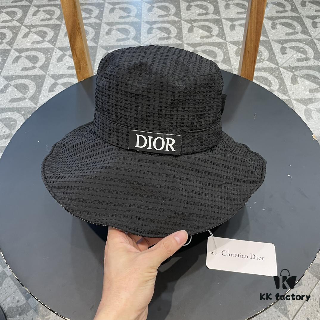 692fb41299f2d84055c87250 Dior Wide-Brim Sun Hat for Women, Spring and Summer Fashion Floppy Hat with Bow, UV Protection Bucket Hat, Baseball Cap, Knit Hat
