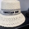 692fb41c99f2d84055c8725e Dior Style Woven Straw Fedora Hat - Handcrafted Elegant Classic Design, Unisex Knit Fisherman Baseball Cap in Black