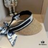 692fb43599f2d84055c8727d Authentic DIOR Summer New Arrival Silk Scarf Sun Hat, a Must-Have for Stylish Women
