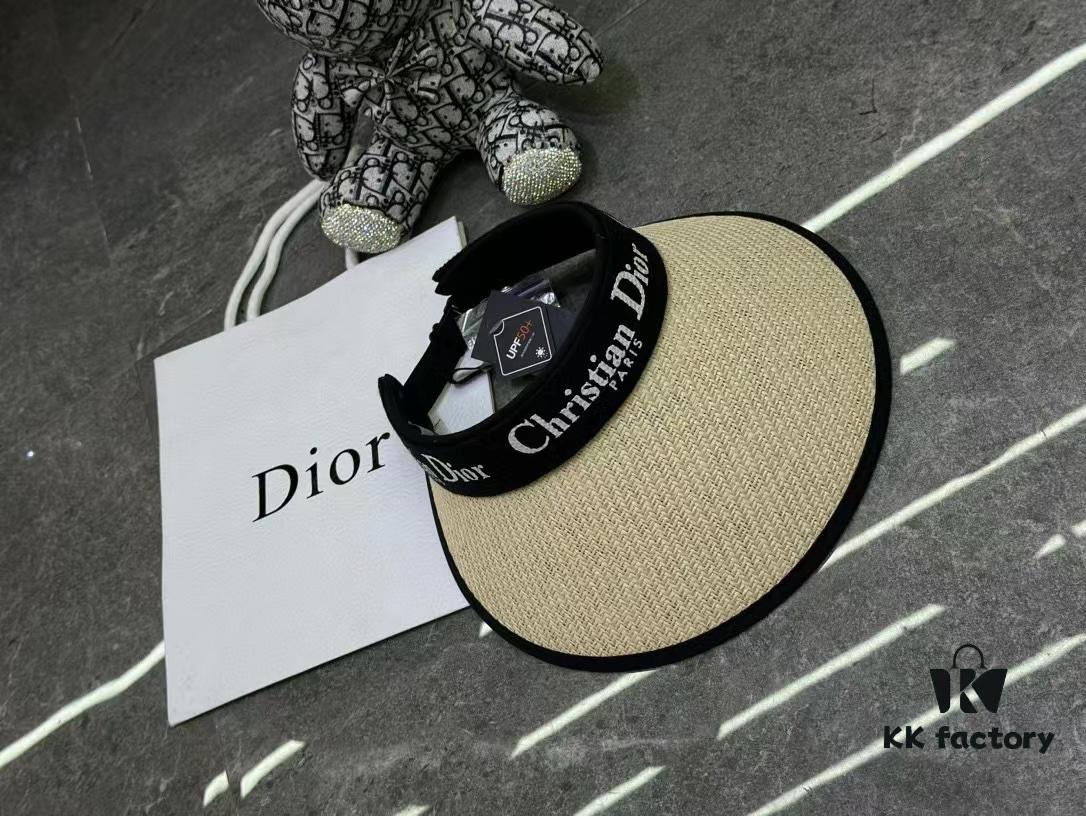692fb44b99f2d84055c87297 Dior - New Arrival Rimless Cap with Color-Block Trim