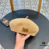 692fb4a999f2d84055c872fd Dior 2024 New Solid Color Women's Beret, Slimming Face Look, Lightweight and Breathable Spring Summer Pumpkin Hat, Artistic and Versatile Painter Hat
