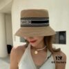 692fb4cb99f2d84055c87319 Dior-style Elegant PP Straw Small Bucket Sun Hat, Sweet and Delicate Design