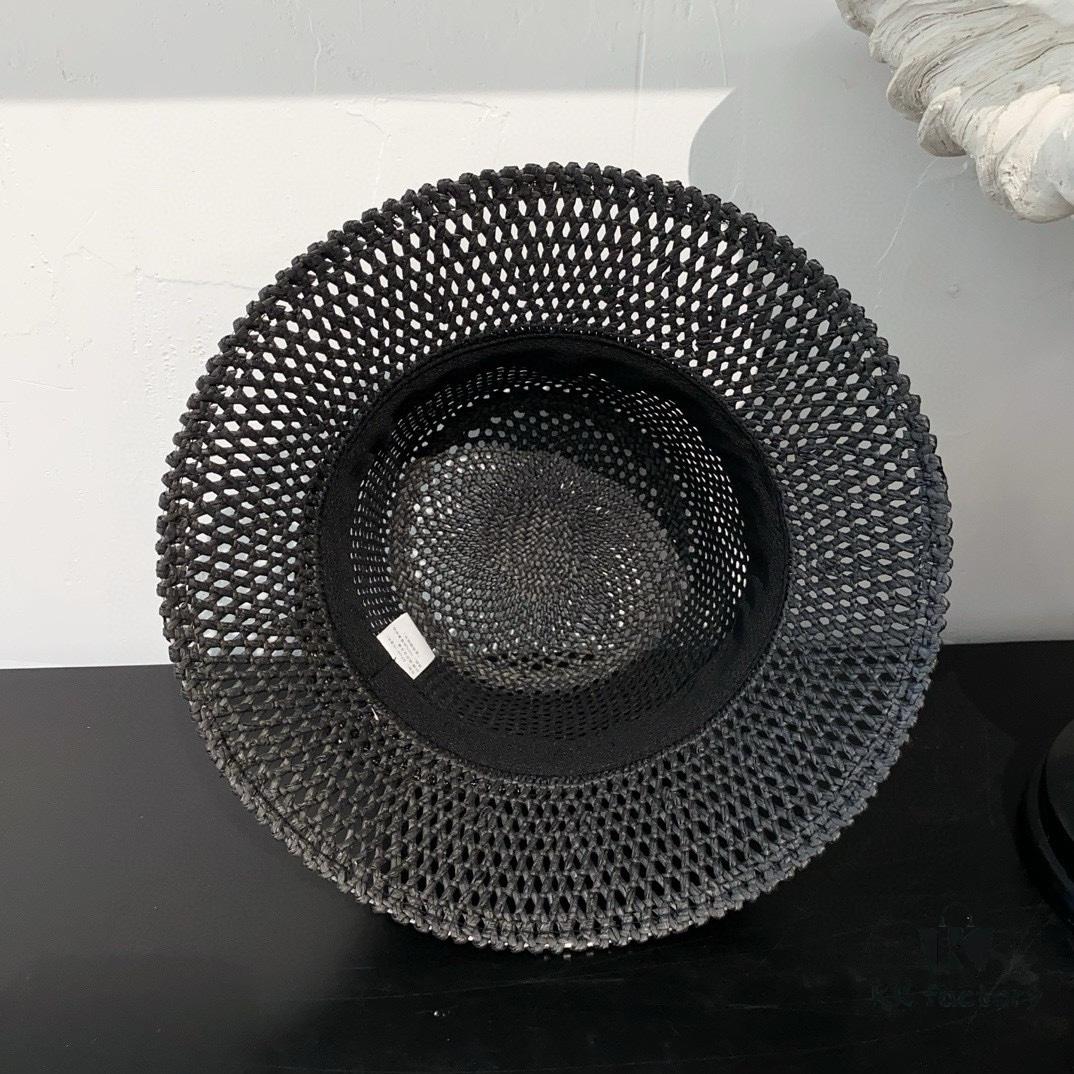 692fb4df99f2d84055c87330 Dior New Embroidered Letter Webbing Straw Hat