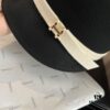 692fb57b99f2d84055c873da HEREMS Hermès 2024 Autumn/Winter New Wool Bucket Hat, 100% Wool, Irregular Cut Design, Fashionable Women's Essential, Head Circumference 57cm, Khaki White Black