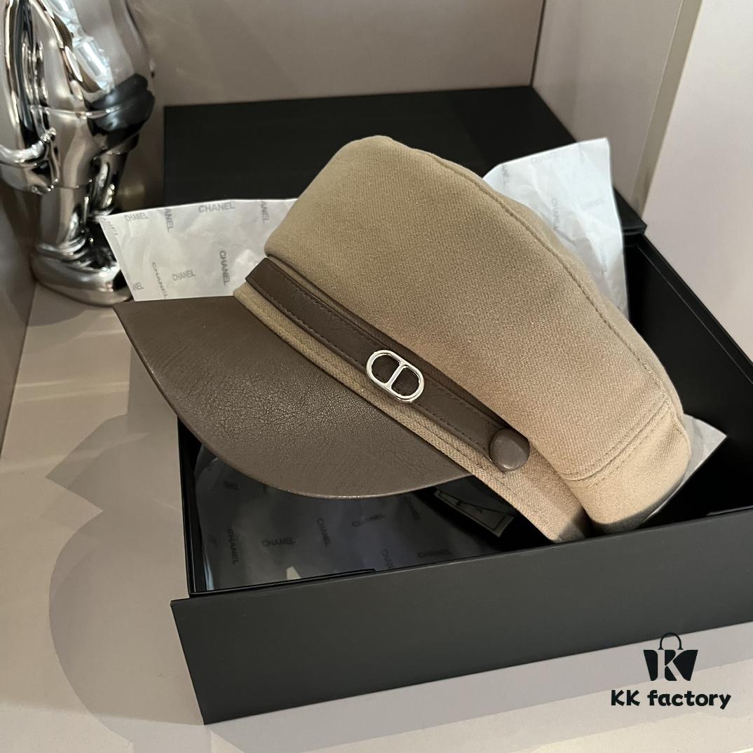 Hermes HERMES New Style Baseball Cap, Head Circumference 57cm