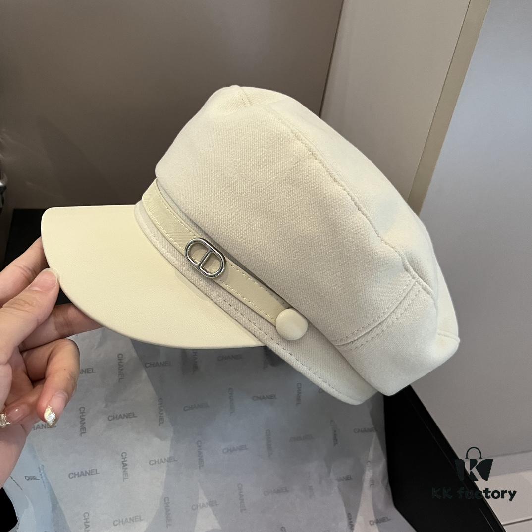 Hermes HERMES New Style Baseball Cap, Head Circumference 57cm