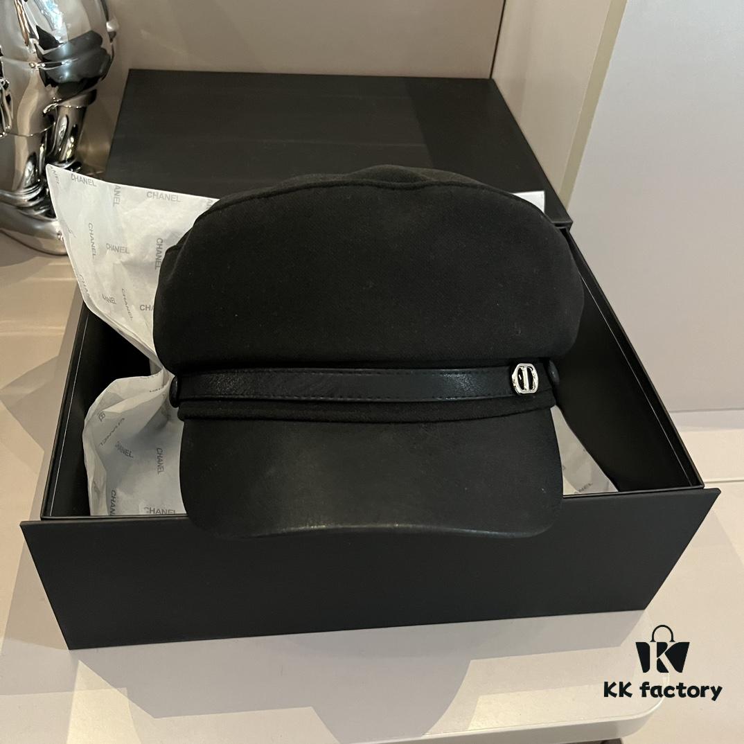 Hermes HERMES New Style Duckbill Military Cap, Head Circumference 57cm