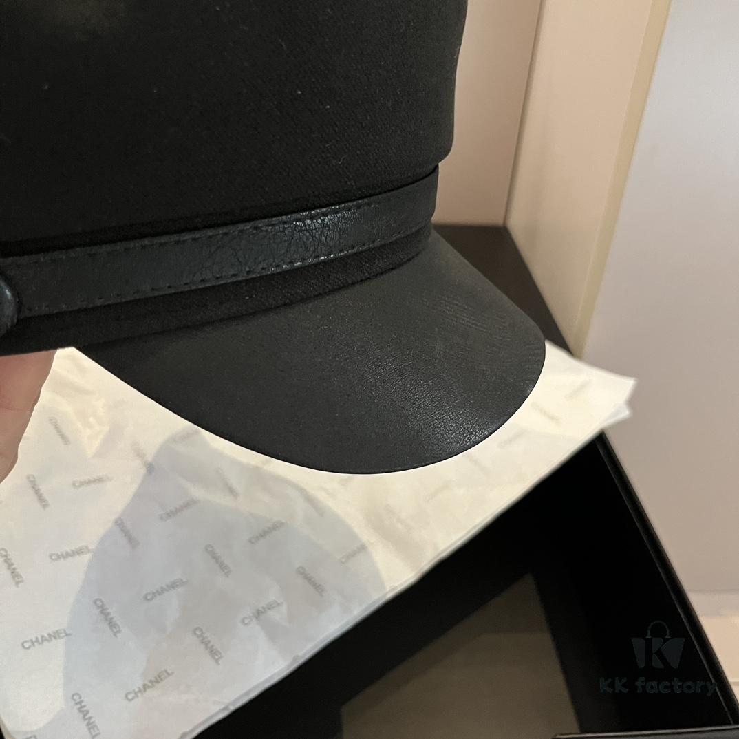 Hermes HERMES New Style Duckbill Military Cap, Head Circumference 57cm