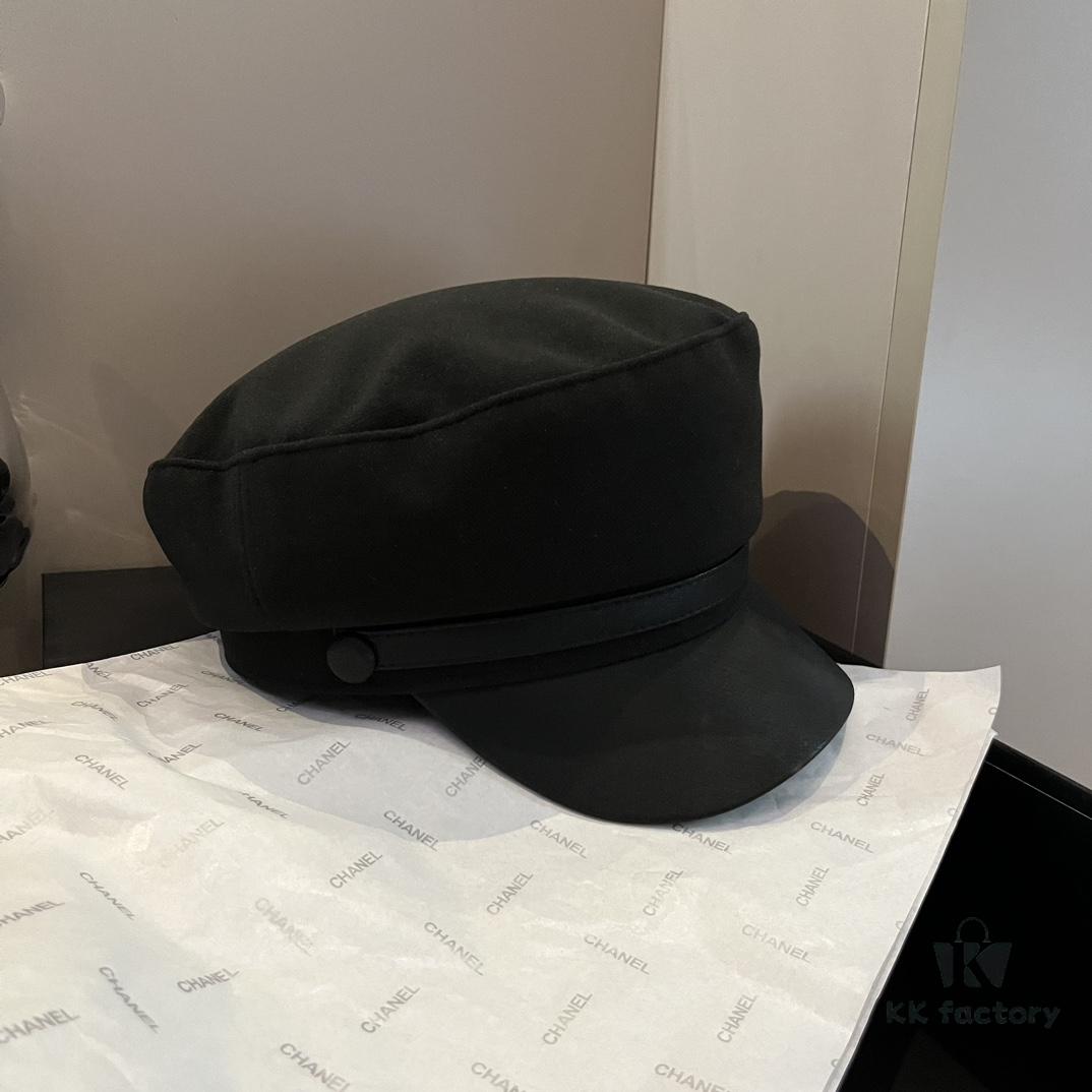 Hermes HERMES New Style Duckbill Military Cap, Head Circumference 57cm