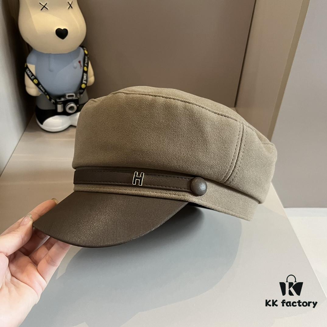 Hermes HERMES New Style Baseball Cap, Head Circumference 57cm