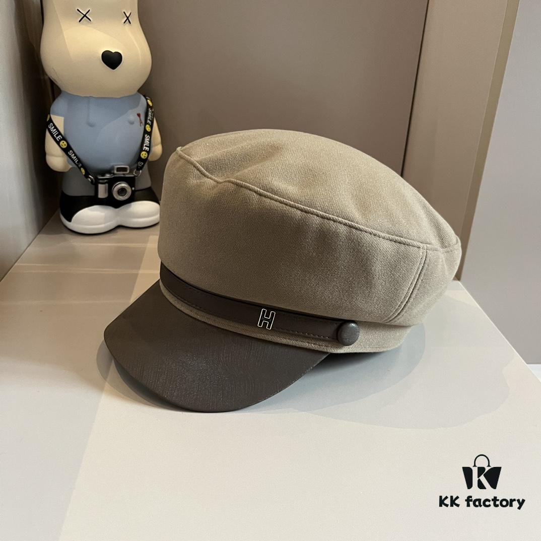 Hermes HERMES New Style Baseball Cap, Head Circumference 57cm