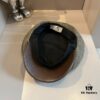 2024 Hermès Wool Newsboy Military Cap, Head Circumference 57cm