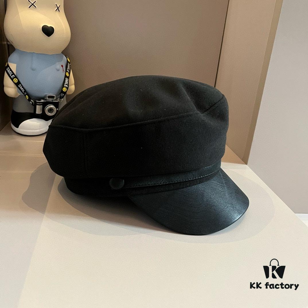 Hermes HERMES New Style Military Cap, Head Circumference 57cm