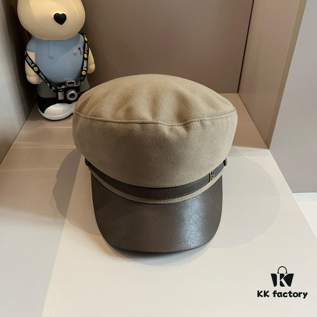 Hermes NEW Baseball Cap Military Style Hat, Head Circumference 57cm