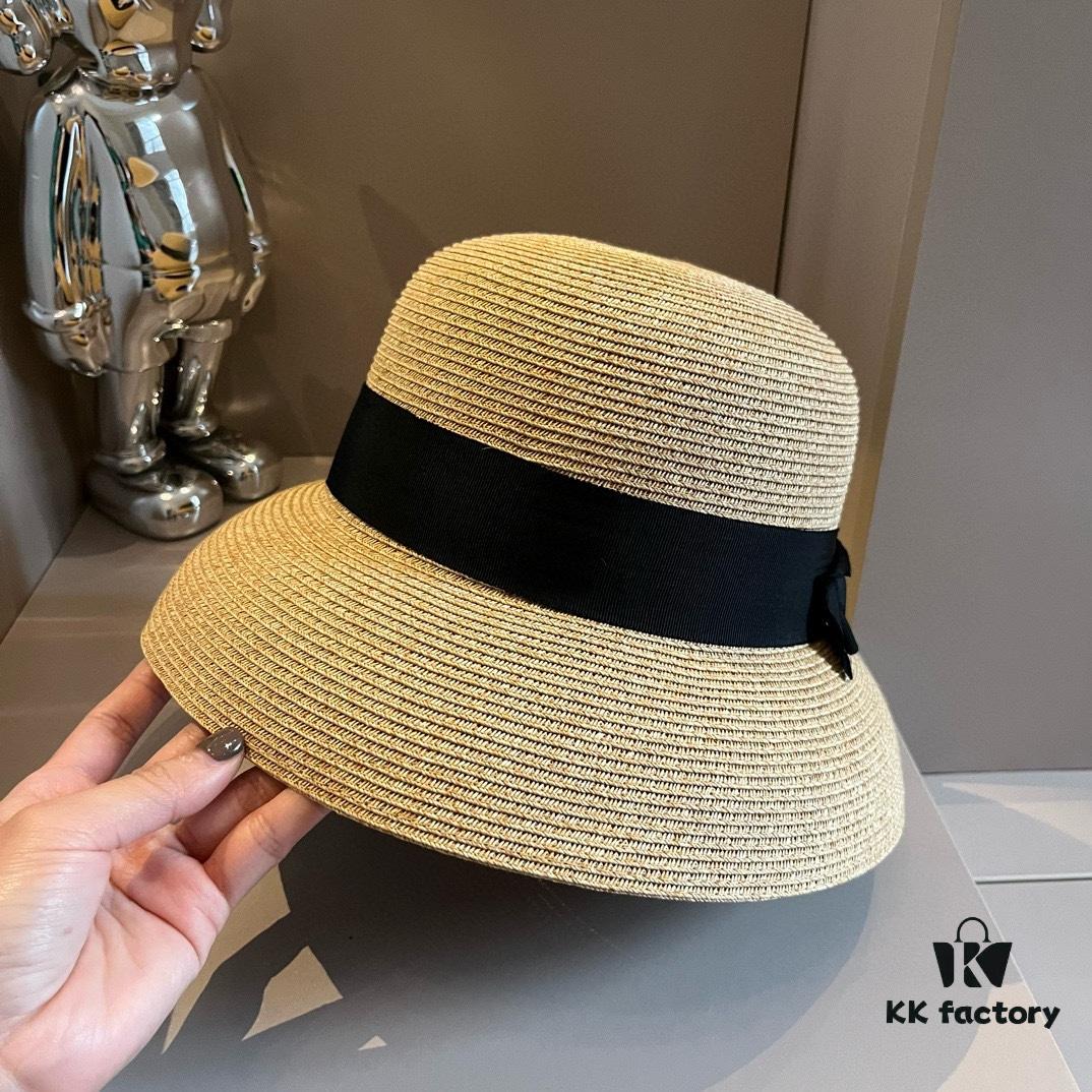 692fb5fa99f2d84055c87489 Hermès New Arrival Straw Hat, Made from Fine Taiwanese Straw, Simple and Elegant Aristocratic Style, Head Circumference 57cm