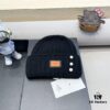 692fb62499f2d84055c874cf Hermes x Designer Collaboration Broken Button Knit Beanie Warm Ear-Protecting Hat Versatile Knitted Cap