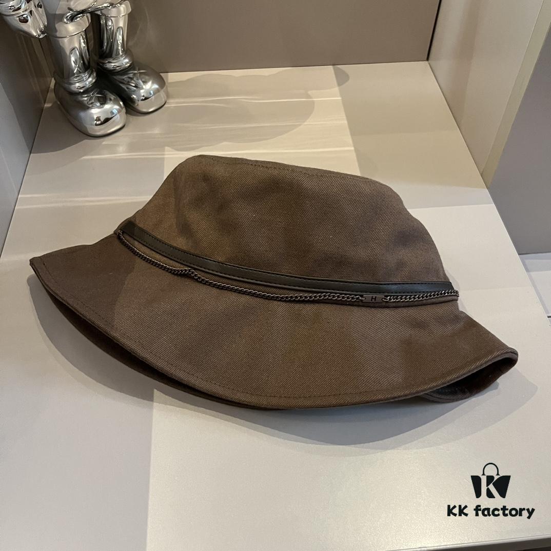 Hermes New Style Chain Fisherman Hat, Head Circumference 57cm