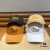 New Arrival HERMÈS (Hermès) Latest Original Order Baseball Cap, Color-Blocked H, Authentic Mold Customized, Premium Quality