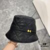 692fb68499f2d84055c87556 HERMES 2024 New Style Leather Quilted Irregular Fisherman Hat 💛 Dust Bag Included 🌈 Minimalist Design