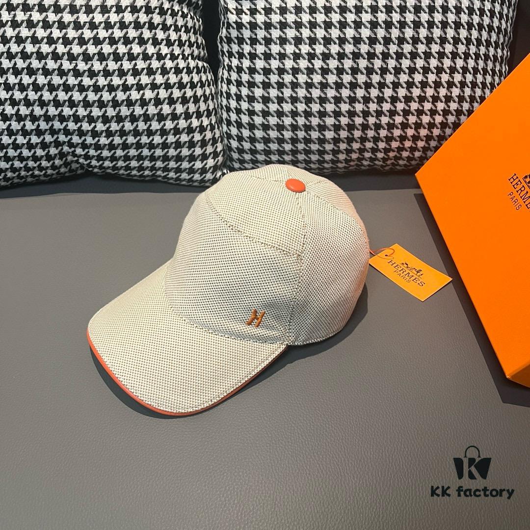 692fb69899f2d84055c87576 Box and Cloth Bag Included, HERMÈS Original Order Baseball Cap, Classic H Design, Genuine Leather and Breathable Canvas Fabric, Premium Steel Buckle, Exquisitely Crafted, Stylish and High Quality