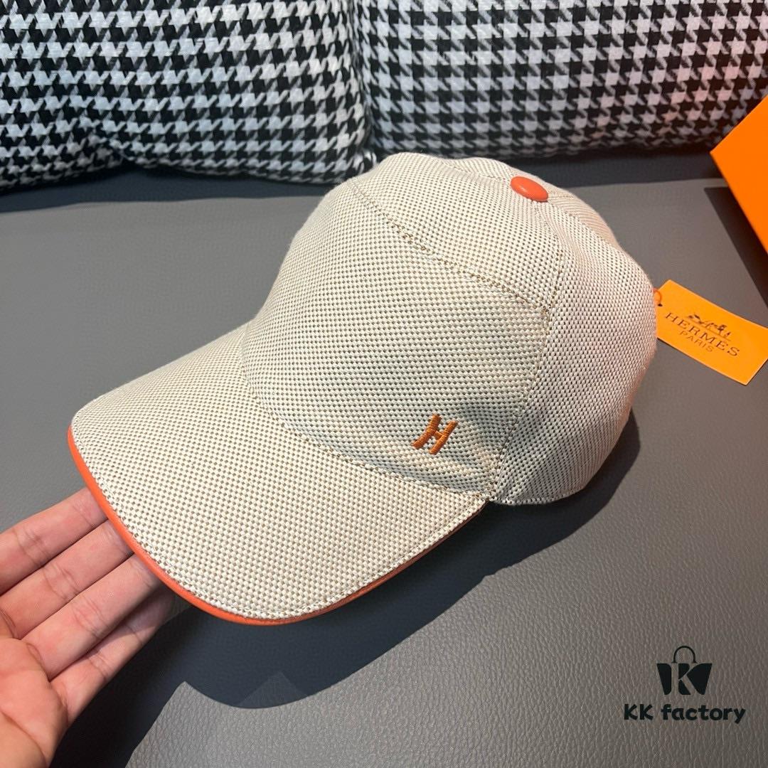 692fb69899f2d84055c87577 Box and Cloth Bag Included, HERMÈS Original Order Baseball Cap, Classic H Design, Genuine Leather and Breathable Canvas Fabric, Premium Steel Buckle, Exquisitely Crafted, Stylish and High Quality