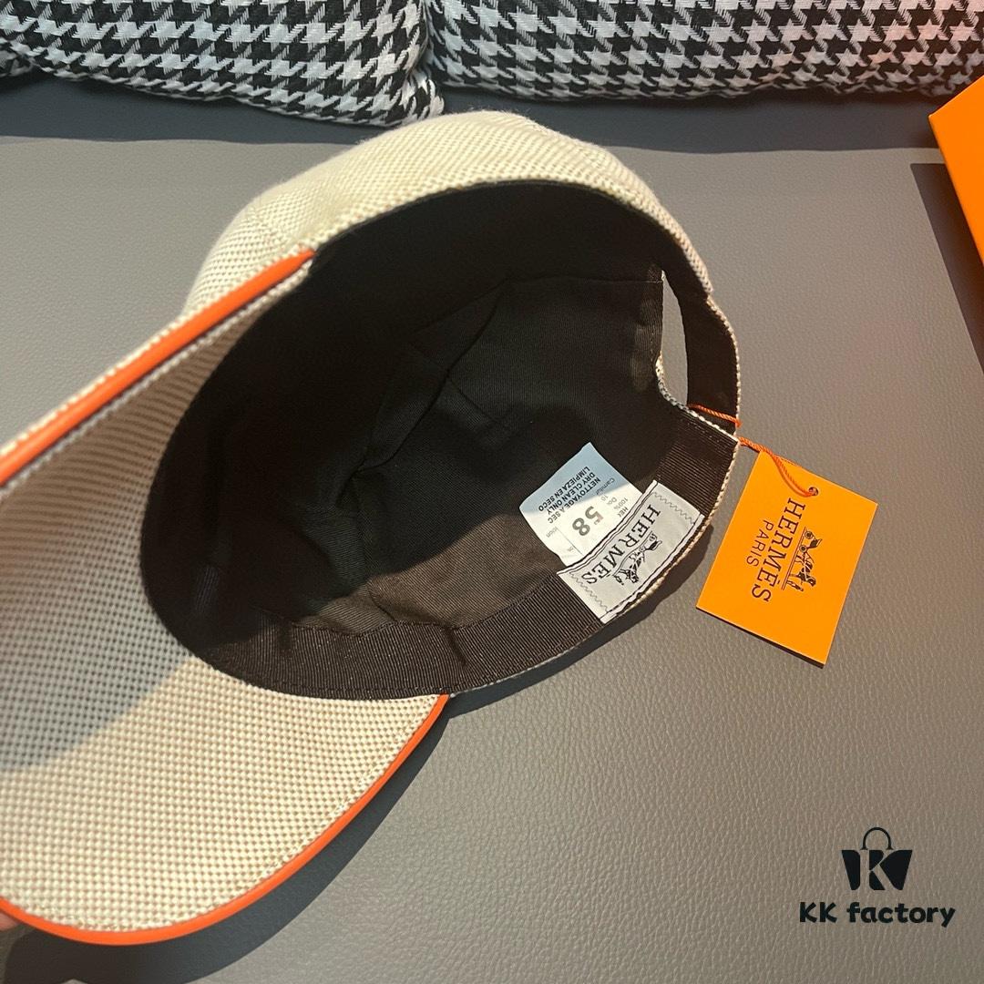 692fb69999f2d84055c87578 Box and Cloth Bag Included, HERMÈS Original Order Baseball Cap, Classic H Design, Genuine Leather and Breathable Canvas Fabric, Premium Steel Buckle, Exquisitely Crafted, Stylish and High Quality