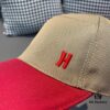 692fb6b199f2d84055c8759a Hermès Latest Original Design Baseball Cap, Color-Block H, Premium Canvas and Top Layer Leather