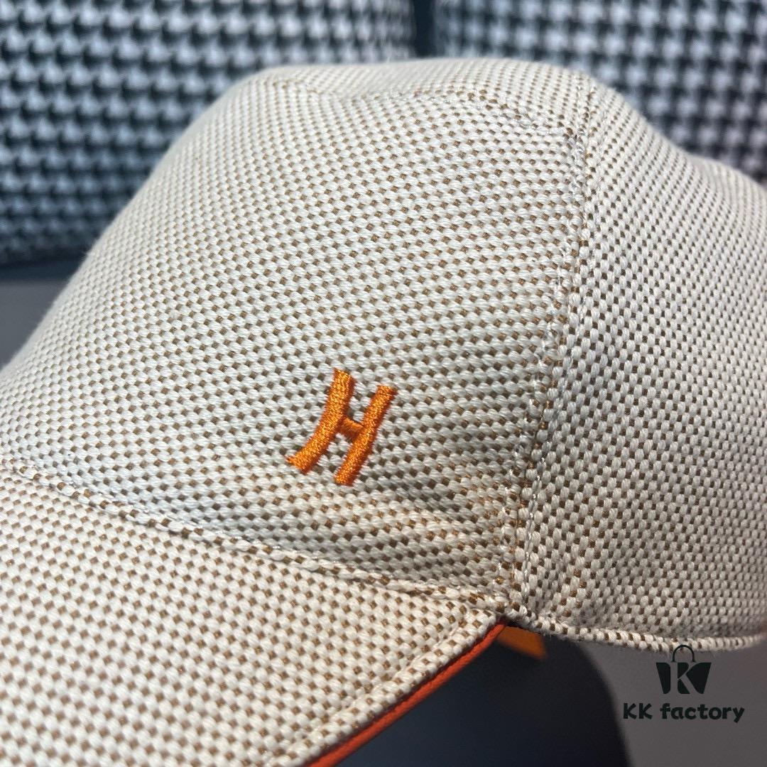 692fb6b699f2d84055c875a0 Box and Cloth Bag Included, HERMÈS Original Order Baseball Cap, Classic H Design, Genuine Leather and Breathable Canvas Fabric, Premium Steel Buckle, Exquisitely Crafted, Stylish and High Quality