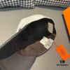 692fb6ba99f2d84055c875a8 Hermès Latest Original Design Baseball Cap, Color-Blocked H, Premium Canvas and Top Layer Leather