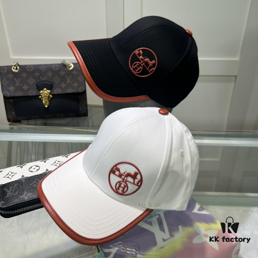 692fb6be99f2d84055c875af Hermes Limited Edition Embroidered Baseball Cap with Dust Bag, Official Website Original Lining, High Version, Breathable and Comfortable, Ultra-high Sun Protection, Elegant and Stylish