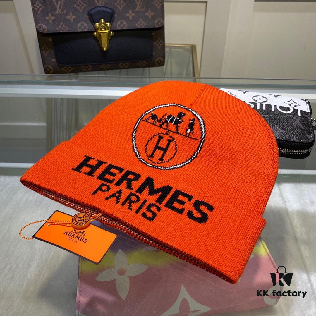 692fb6c599f2d84055c875ba Hermes Wool Knit Hat, Latest Official Website Style with Dust Bag, Soft and Skin-Friendly, Unisex Design
