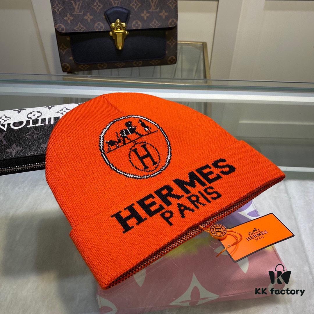 692fb6c599f2d84055c875bb Hermes Wool Knit Hat, Latest Official Website Style with Dust Bag, Soft and Skin-Friendly, Unisex Design
