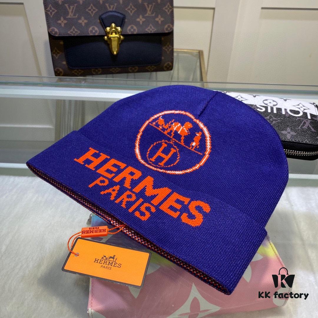 692fb6c799f2d84055c875be Hermes Wool Knit Hat, Latest Official Website Style with Dust Bag, Soft and Skin-Friendly, Unisex Design